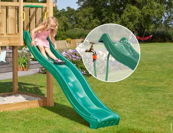 Jungle Gym Lodge - Children's Playground with Slide and Sandpit