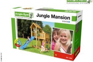 Jungle Gym Mansion - Children's Playhouse with Slide
