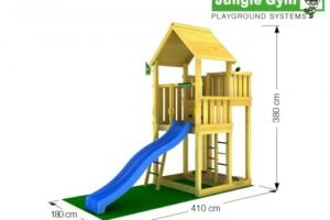 Jungle Gym Palace - Children's Playground with Slide and Sandpit