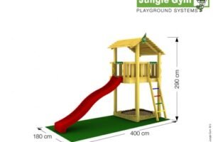 Jungle Gym Shelter - Children's Playhouse with Slide