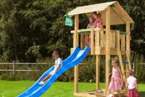 Jungle Gym Shelter - Children's Playhouse with Slide