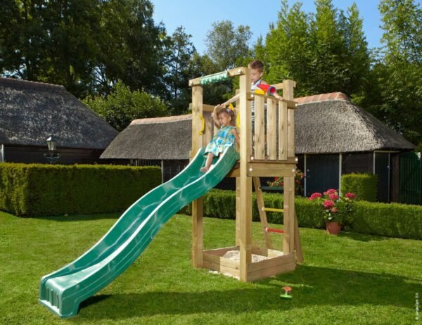 Jungle Gym Tower - Children's Playground with Slide