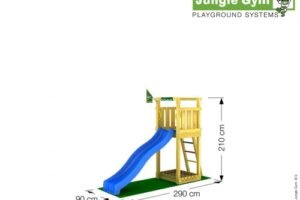 Jungle Gym Tower - Children's Playground with Slide