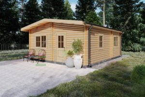 Log Cabin Caesarius 70mm, 7×6, 37m²