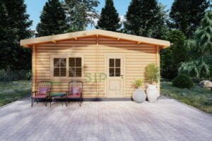 Log Cabin Caesarius 70mm, 7×6, 37m²