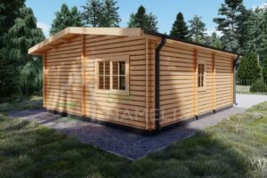 Log Cabin Caesarius 70mm, 7×6, 37m²