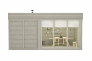 Portable Finnish Sauna William 3 zones, 3 x 5, 15 m²