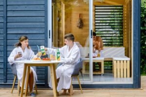 Portable Finnish Sauna William + 3 zones, 3x4, 12 m²