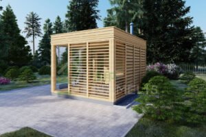 Portable Finnish Sauna William + 3 zones, 3x4, 12 m²