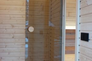 Portable Wooden Sauna Chloe, 3.3 x 2.4,  8m²