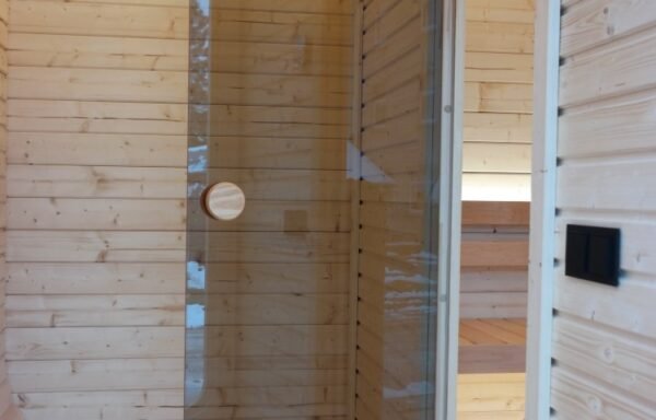 Portable Wooden Sauna Chloe, 3.3 x 2.4,  8m²