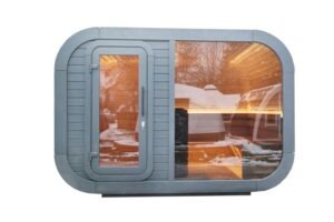 Portable Wooden Sauna Chloe, 3.3 x 2.4,  8m²