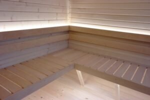 Portable Wooden Sauna Chloe, 3.3 x 2.4,  8m²