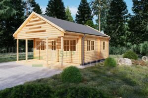 Prefab Summer House Ptolemy 44mm, 8×6, 45m²