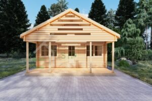 Prefab Summer House Ptolemy 44mm, 8×6, 45m²