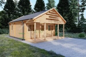 Prefab Summer House Ptolemy 44mm, 8×6, 45m²