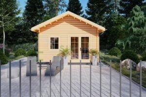 Residential Log Cabin Olympias 44mm, 6×4.5, 34m²