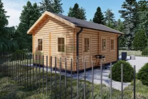 Residential Log Cabin Olympias 44mm, 6×4.5, 34m²