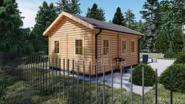Residential Log Cabin Olympias 44mm, 6×4.5, 34m²