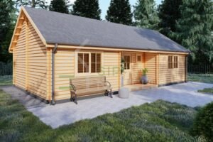 Residential Log Cabin Riley 44mm, 11×6, 72m²