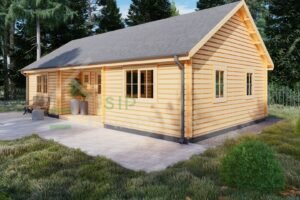 Residential Log Cabin Riley 44mm, 11×6, 72m²