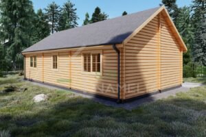 Residential Log Cabin Riley 44mm, 11×6, 72m²