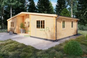Residential Log Cabin Seleukus 44mm, 11×6, 72m²