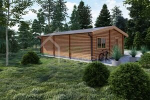 Triple Wooden Garage Archelaos, 44mm 49m²