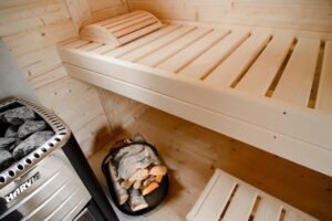 Wooden Glamping Pod/Sauna 38mm, 4.7 m²