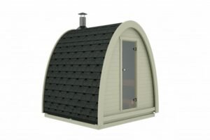 Wooden Glamping Pod/Sauna 38mm, 4.7 m²