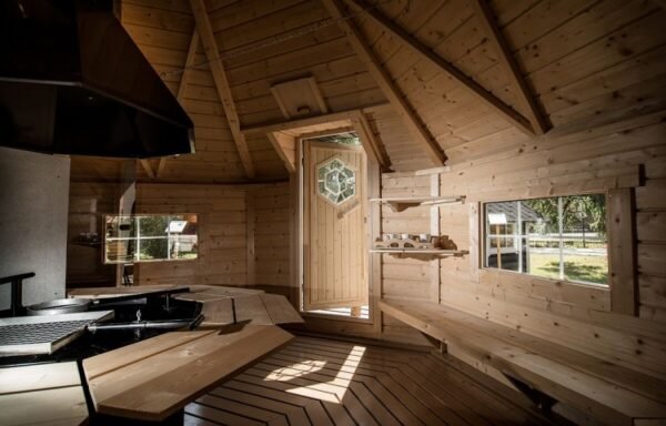 Wooden Sauna House Juliet, 44mm, 16.5 m²