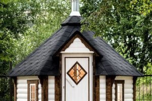 Wooden Sauna House Juliet 44mm, 7 m²