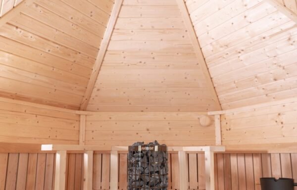 Wooden Sauna House Juliet, 44mm, 9.2 m²