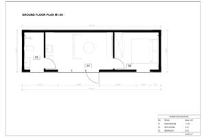 Assembled Container House James 26 m²