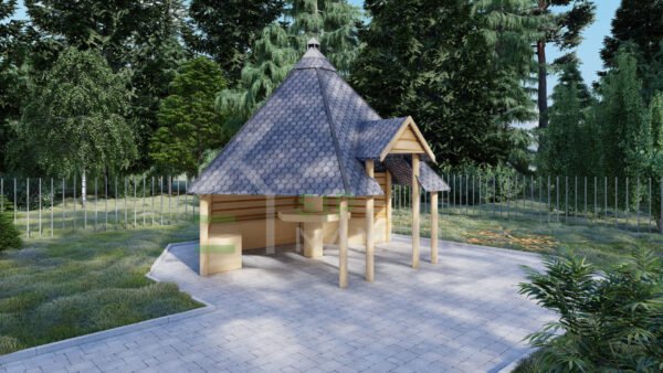 BBQ Hut Alaska 44mm, 9m²