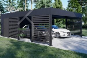 Double Carport Elsdon 6x6m + Storage, 44m²