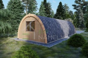 Glamping Pod Eagle 44mm, 10x4, 40 m²