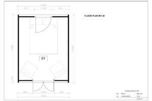 Glamping Pod Eagle 44mm, 3x4, 12 m²