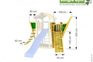 Jungle Gym Boat Module - Children's Playground Accessory