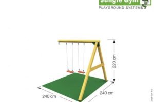Jungle Gym Swing Module - Children's Playground Accessory