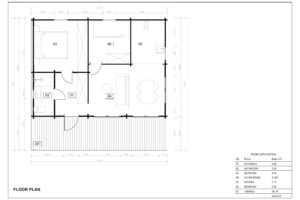 Log House + Terrace Houston 44mm, 7.9×8, 62m²