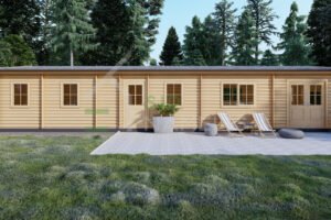 Residential Log Cabin 44mm, 6x15, 80m²