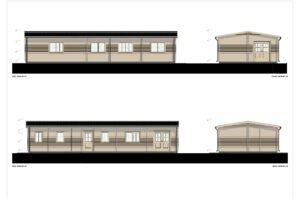 Residential Log Cabin 44mm, 6x15, 80m²