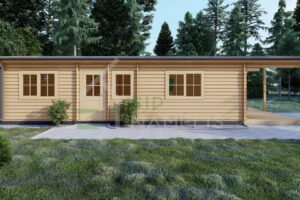 Residential Log Cabin Bettles 44mm, 6x12.5, 75m²