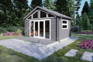 Wooden Garden House Nome 44mm, 5×3.5, 18m²