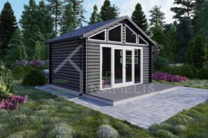 Wooden Garden House Nome 44mm, 5×3.5, 18m²