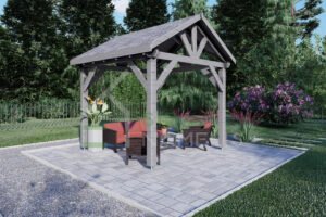 Wooden Gazebo Palmer 44mm, 3×3, 9m²