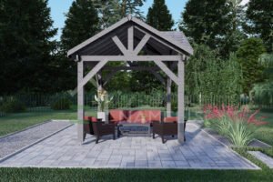 Wooden Gazebo Palmer 44mm, 3×3, 9m²