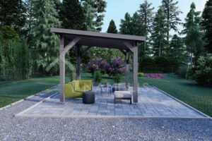 Wooden Gazebo Seward 44mm, 3×3, 9m²