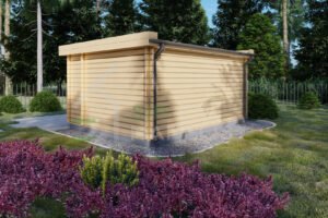 Wooden Tiny House Jane 44mm, 5x3,15m²